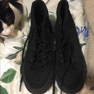 Black High-Top Vans